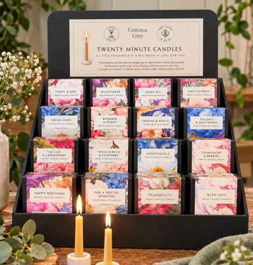 Twenty Minute Candles – Cotton and Grey
